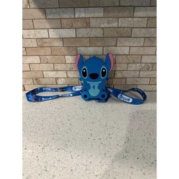 Disney Accessories - Lilo & Stitch Silicone Bag Coin Purse pouch coins shoulder bag Girls Boys Blue